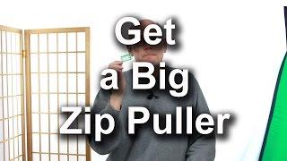 Get a big Zip puller for your photographic equipment