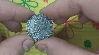 King Gustav V (1908-1950) Sweden Coin 5 öre1949