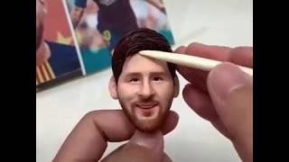 Barcelona Footballer - Lionel Messi's Clay Art Creation Video