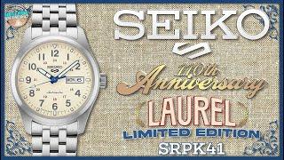 Seiko Killed It With This One! | Seiko 5 110th Anniversary Laurel Field Watch SRPK41 | A Must Have!