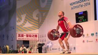 Andrei Rybakov (-85kg, Belarus) - 175kg Snatch