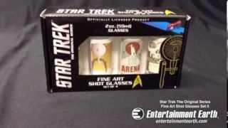 Star Trek The Original Series Fine Art Shot Glasses Set 5