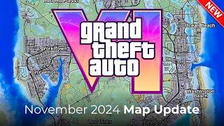 A Detailed Look At The State Map of GTA 6! (November 2024 Map Preview)