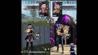 Kapella Vs Dasha  3 Zone Medkit Heal Battle Garena Free Fire#shorts#badge99 #freefire#totalgaming