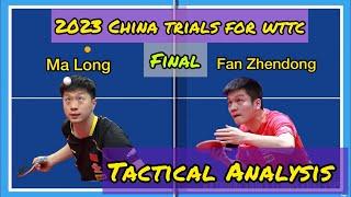 Tactical Analysis | Ma Long vs Fan Zhendong | How Ma Long Destroyed Fan Zhendong