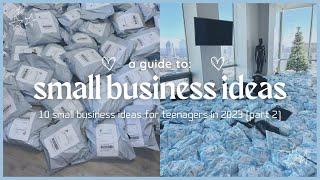 small business ideas for teens 