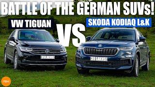 Skoda Kodiaq L&K vs VW Tiguan Elegance: Which MQB SUV is for you? | UpShift