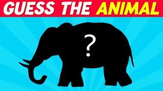 Guess The Animal by Shadow  | Guess 75 Animals Quiz