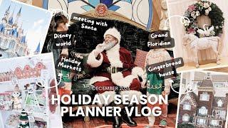 December 2024 holiday planner vlog