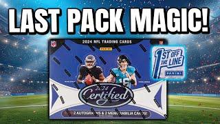 ONE PACK SAVED THE BOX... | 2024 Panini Certified NFL FOTL Box Review