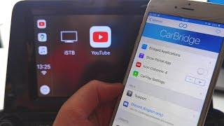 iOS 12.5.6 Jailbreak install Carbridge to watch Youtube on Apple Carplay with Windows PC