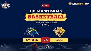 Cypress vs San Jose City College Women's Basketball LIVE 12/29/24