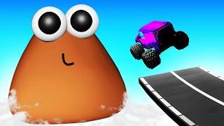 GIANT POU vs CARS