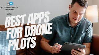 What are some recommended apps for recreational and commercial drone pilots? (YDQA Ep 43)