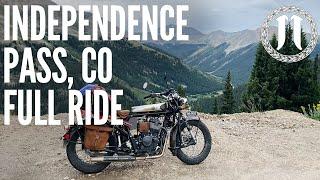 Independence Pass | Riding from Twin Lakes to Aspen, CO on a Janus Halcyon 450 motorcycle