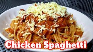 Chicken Spaghetti | Spaghetti Pinoy Style