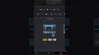 How to do a smooth speed ramp transition in DaVinci Resolve. #videoediting #filmmaking