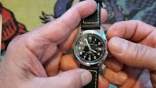 How to operate a Hamilton Automatic Khaki Field Watch