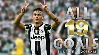 Paulo Dybala - ALL 19 GOALS IN SERIE A SEASON 2015/16