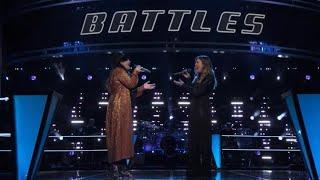 maelyn jarmon and savannah brister | when we were young by adele | the voice battle rounds