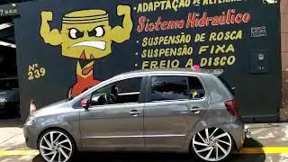 VW FOX Aro 20 com Suspensão a AR!