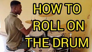 How to Roll on the drum as a beginner | Basic DRUM LESSON.