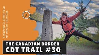 Hiking in Glacier National park montana - CDT Trail #30