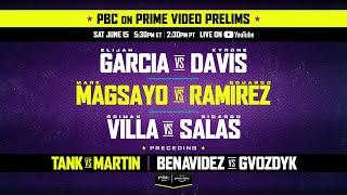 PBC on PRIME VIDEO PRELIMS | #TankMartin & #BenavidezGvozdyk