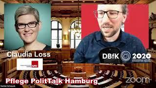 Pflege PolitTalk Hamburg auf Facebook live am 22.10.2020