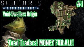 Stellaris | Federations DLC #1 | Void Dwellers Origin - Trade Toads!