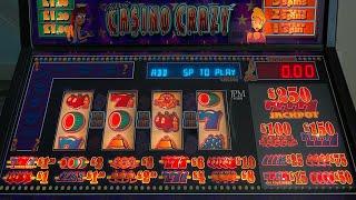 £250 Club Casino Crazy - Every Feature + 30,20,15 and 10 Win Spins + going for Jackpot Home Machine