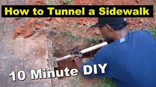 Tunnel Sidewalk - 2 Ways - YARD DRAIN \ FRENCH DRAIN