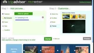 Make a stunning travel slideshow by TripAdvisor TripWow