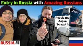 Entry in Siberia Russia by International Bus with Amazing Russians 