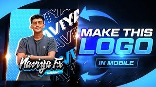 [PLP] Make This Gaming Logo In Pixelab Mobile | PLP FILE AVAILABLE  | Mobile Logo Making Tutorial