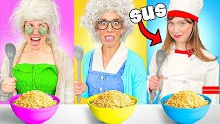 Me Vs Grandma Game Master Cooking Challenge