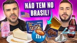 PROVANDO COMIDAS DOS ESTADOS UNIDOS QUE NÃO SÃO VENDIDAS NO BRASIL! - Titi Fabri