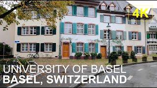 BASEL, SWITZERLAND | University of Basel (Universität Basel) l 4K Walk