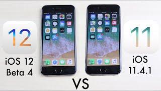 iOS 12 BETA 4 Vs iOS 11.4.1 On iPHONE 6! (Comparison) (Review)