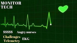 My Day as a Monitor Tech||EKG Analysis|Telemetry