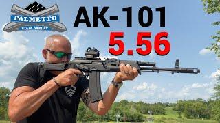 PSA's AK-101 (5.56) 500 yards w/ red dot?