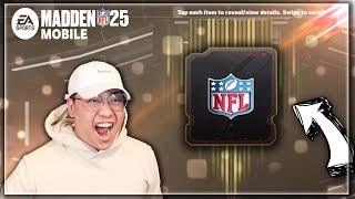 OUR FIRST MADDEN MOBILE 25 PACK OPENING! ICONIC PULL!! FIRST SNAP, MADDEN & ALL PRO BUNDLE OPENING!!