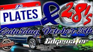 Plates and 28s Live!! Street Car Racing. #dragracing #streetcar #racing