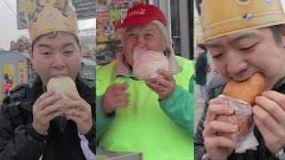 러시아 길거리 음식 먹어봤습니다.  Russian street food