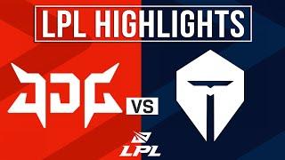 JDG vs TES Highlights ALL GAMES | LPL 2025 Split 1 Playoffs | JD Gaming vs Top Esports