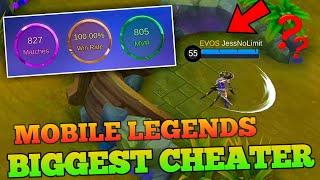 BIGGEST CHEATER OF MOBILE LEGENDS... JessNoLimit???