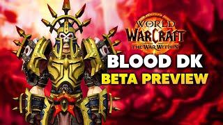 The State of BLOOD DEATH KNIGHT in The War Within | Beta Changes, S1 Tier Bonus, Hero Talents + MORE