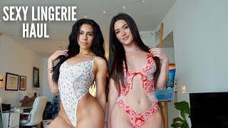 SHEER MESH LINGERIE HAUL WITH MY GIRLFRIEND!