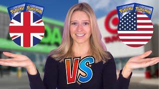 USA vs UK Pokemon Card HUNTING!