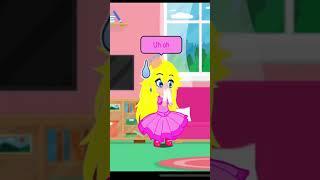 Oh dear. Princess Peach has the hiccups.